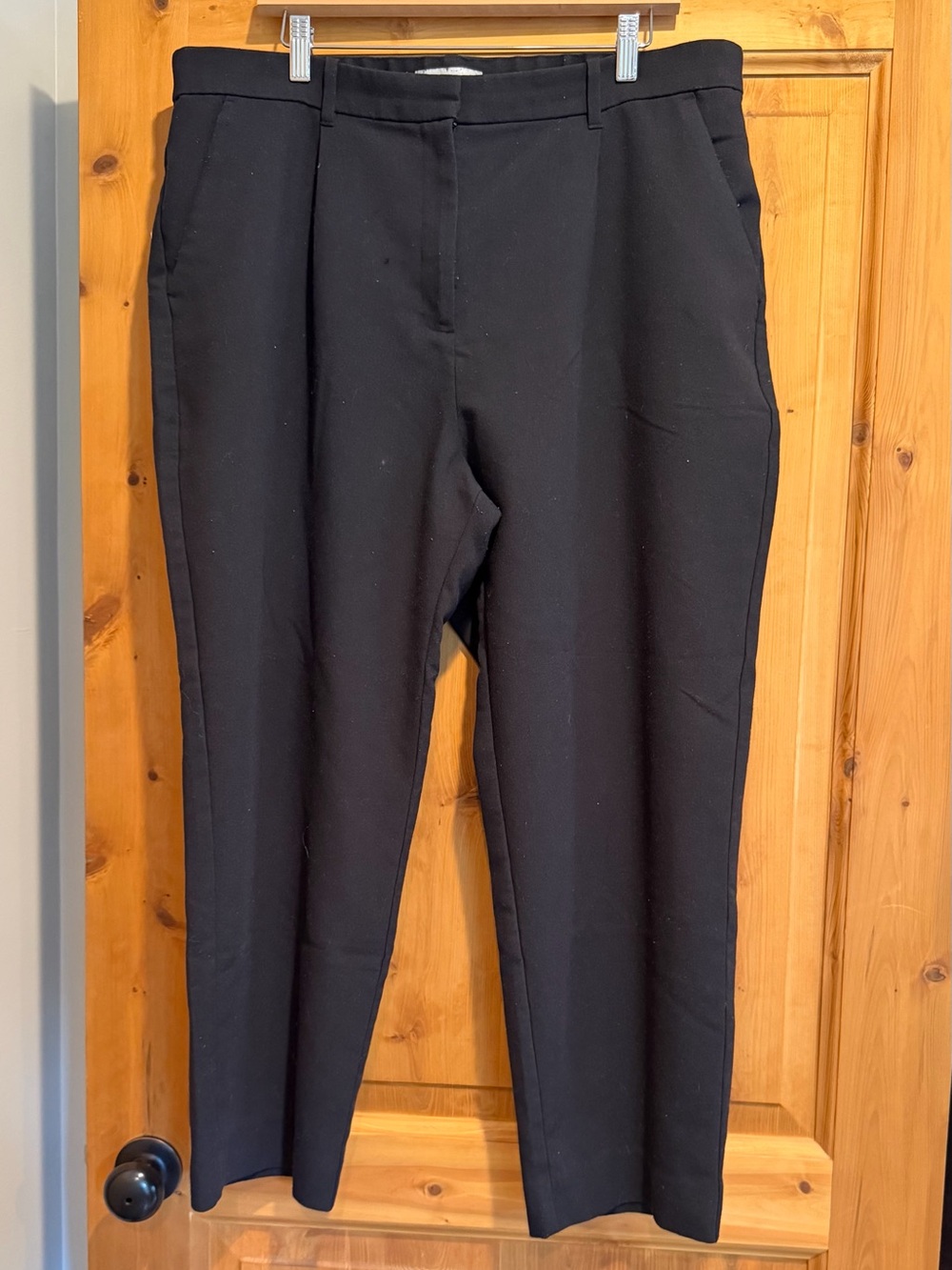 Abercrombie & Fitch Ankle Grazing Black Dress Pants 18/34S